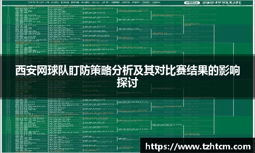 西安网球队盯防策略分析及其对比赛结果的影响探讨